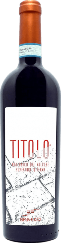 122,95 € Envoi gratuit | Vin Rouge Elena Fucci Titolo Supérieur Réserve D.O.C. Aglianico del Vulture