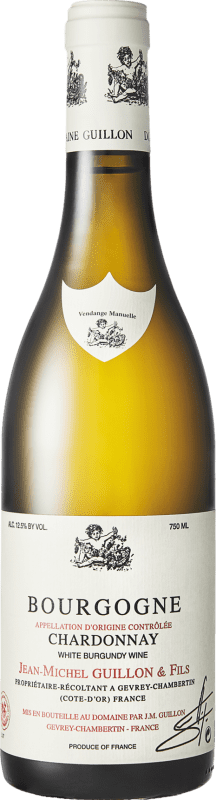 Бесплатная доставка | Белое вино Jean-Michel Guillon & Fils A.O.C. Bourgogne Бургундия Франция Chardonnay — Шардоне Organic — Органический 75 cl