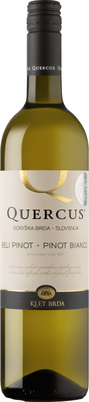 Бесплатная доставка | Белое вино Klet Brda Quercus I.G. Primorska Goriška Brda Словения Pinot Blanc — Пино Блан 75 cl