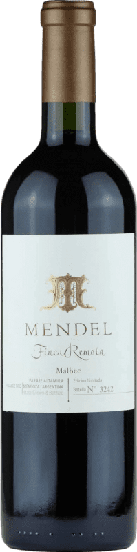 Envío gratis | Vino Tinto Mendel Finca Remota I.G. Mendoza Mendoza Argentina Malbec 75 cl