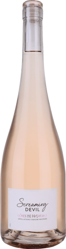 23,95 € | Vin Rosé Screaming Devil Rosé A.O.C. Côtes de Provence Provence France Syrah, Garnacha — Grenache, Cinsault 75 cl