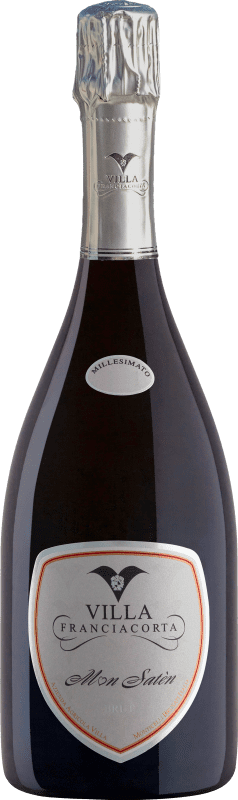 Envío gratis | Espumoso Blanco Villa Franciacorta Saten Brut D.O.C.G. Franciacorta Lombardia Italia Chardonnay 75 cl