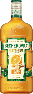 Envío gratis | Licor de Hierbas Becherovka República Checa Botella Medium 50 cl Ginger — Jengibre, Orange — Naranja
