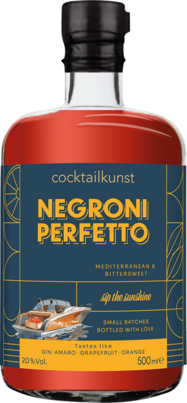 29,95 € | Liqueurs Cocktailkunst Perfetto Allemagne Bouteille Medium 50 cl Negroni