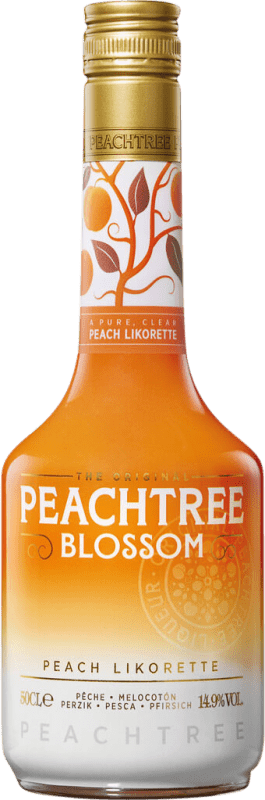 Free Shipping | Liqueurs De Kuyper Peachtree Netherlands Medium Bottle 50 cl Blossom