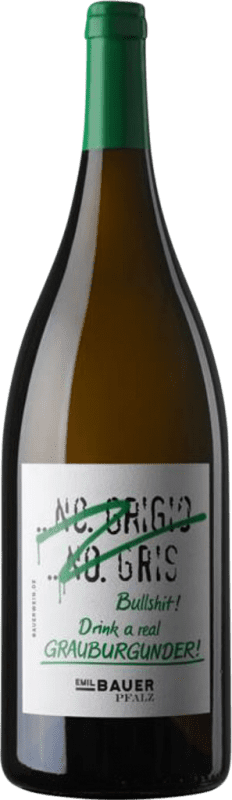 52,95 € Kostenloser Versand | Weißwein Emil Bauer No Grigio No Gris Magnumflasche 1,5 L