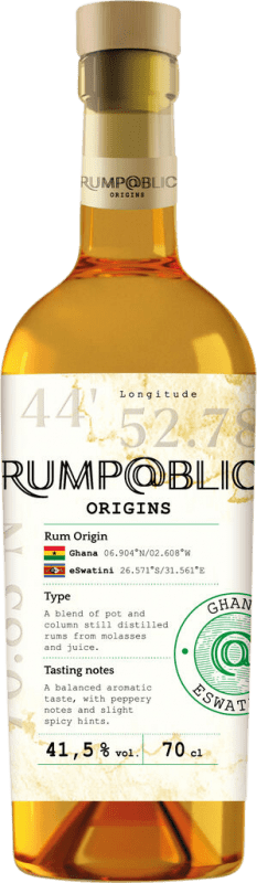 Kostenloser Versand | Rum Illva Saronno Rump@blic Origins Ghana & Eswatini Italien 70 cl