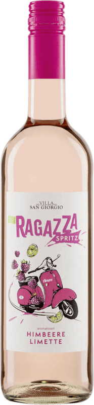 10,95 € Spedizione Gratuita | Vino Rosato Villa San Giorgio Ragazza Spritz Bio — Ecologico Himbeere — Lampone, Limette — Lima