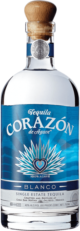 71,95 € Envio grátis | Tequila Casa San Matías Corazón Blanco — Branco