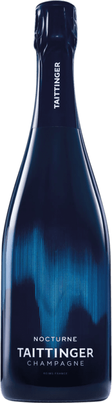 66,95 € 送料無料 | 白のスパークリングワイン Taittinger Nocturne Blue Wave