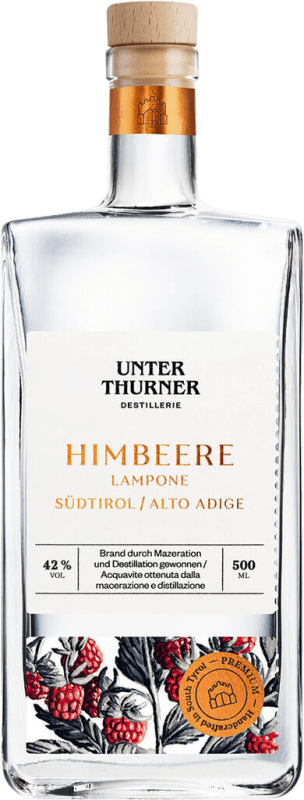 166,95 € | Aquavit Unterthurner D.O.C. Südtirol Alto Adige Alto Adige Itália Garrafa Medium 50 cl Himbeere — Framboesa