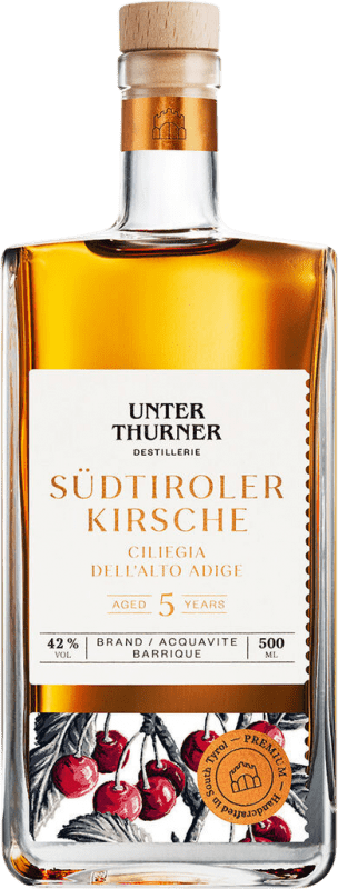 182,95 € | Aquavit Unterthurner D.O.C. Südtirol Alto Adige Alto Adige Itália 5 Anos Garrafa Medium 50 cl Kirsche — Cereja
