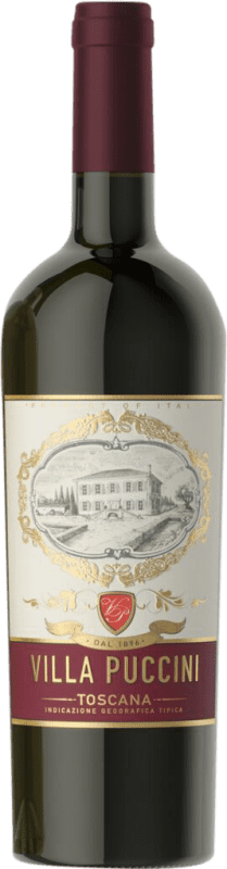 10,95 € Envío gratis | Vino Tinto Villa Puccini I.G.T. Toscana