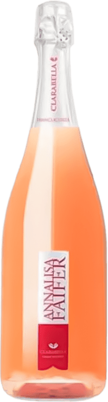 Envoi gratuit | Vin Mousseux Rosé Cascina Clarabella Annalisa Faifer D.O.C.G. Franciacorta Lombardia Italie Pinot Noir, Chardonnay 75 cl