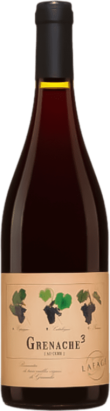 Envoi gratuit | Vin Rouge Domaine Lafage 3 Trois au Cube France Garnacha — Grenache 75 cl
