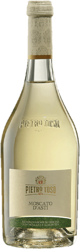 16,95 € | Espumante Branco Toso Pietro D.O.C.G. Moscato d'Asti Piemonte Itália Moscato 75 cl