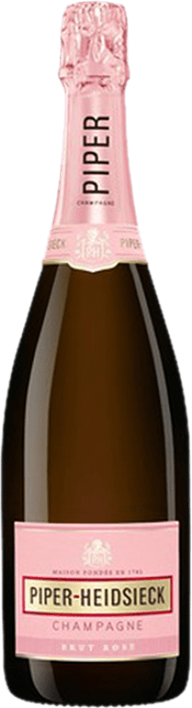 Envío gratis | Espumoso Rosado Piper-Heidsieck Brut Rosé — Rosado A.O.C. Champagne Champagne Francia Pinot Negro, Chardonnay, Pinot Meunier 75 cl