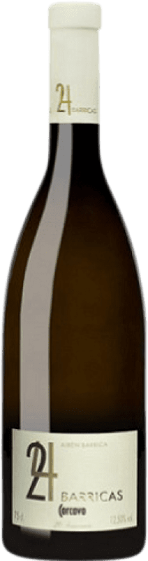 Envio grátis | Vinho Branco Megía Corcovo 24 Barricas D.O. Valdepeñas Castela-Mancha Espanha Airén 75 cl