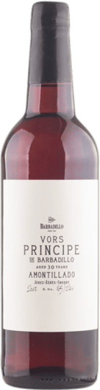 98,95 € | Vin Fortifié Barbadillo Príncipe Amontillado VORS Very Old Rare Sherry — Très Vieux et Rare Andalousie Espagne Palomino Fino 75 cl