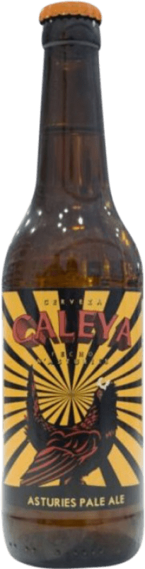 Envio grátis | Cerveja Caleya Pale Ale Espanha Garrafinha Terço 33 cl