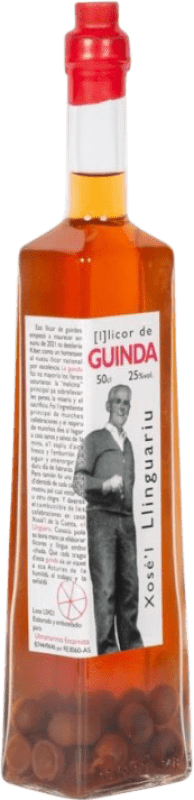 Бесплатная доставка | Ликёры Xosé Llinguariu Испания Средняя бутылка 50 cl Guindas — Вишня