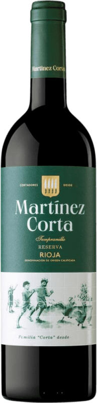 Бесплатная доставка | Красное вино Bodegas Martínez Corta Резерва D.O.Ca. Rioja Ла-Риоха Испания Tempranillo — Темпранильо 75 cl