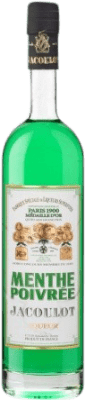 Kräuterlikör Jacoulot Menthe Poivrée 70 cl Peppermint — Pfefferminze