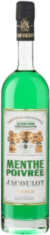 Free Shipping | Herbal Liqueur Jacoulot Menthe Poivrée France 70 cl Peppermint