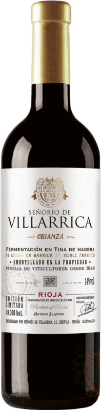 Kostenloser Versand | Rotwein Señorío de Villarrica Crianza — Kurze Fassreifung D.O.Ca. Rioja La Rioja Spanien Magnumflasche 1,5 L