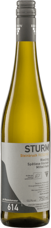 Free Shipping | White Wine Sturm Steinbruch Spätlese — Late Harvest Crianza — Aged Germany 75 cl