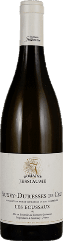 Envío gratis | Vino Blanco Domaine Jessiaume Les Ecussaux 1er Premier Cru A.O.C. Auxey-Duresses Borgoña Francia Eco — Ecológico 75 cl