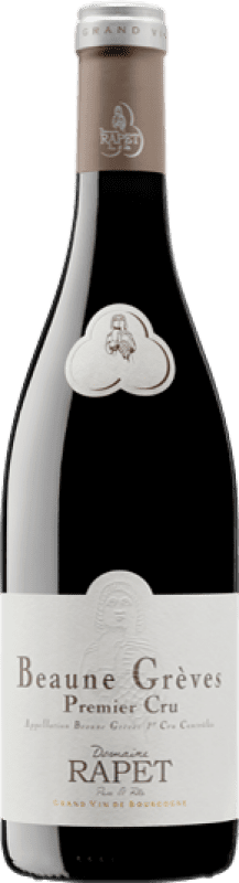 Kostenloser Versand | Rotwein Père Rapet Les Grèves 1er Premier Cru Erste Lage A.O.C. Beaune Burgund Frankreich 75 cl