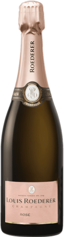 Kostenloser Versand | Rosé Sekt Louis Roederer Brut — Herb Vintage, Rosé A.O.C. Champagne Champagner Frankreich Halbflasche 37 cl