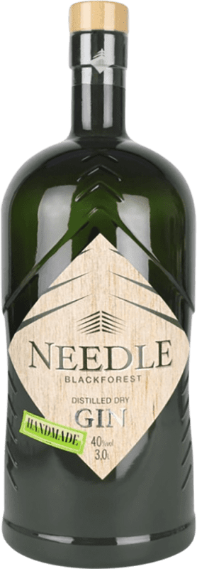 Spedizione Gratuita | Genever Gin Needle Germania Bottiglia Speciale 3 L Black Forest — Foresta Nera