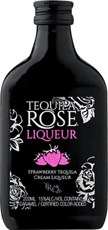 6,95 € | Cream Liqueur Tequila Rose Mexico Small Hip Flask 20 cl Fresa — Strawberry, Tequila