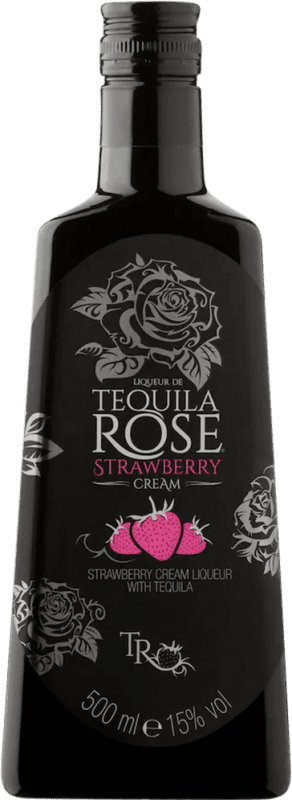 16,95 € | Crema di Liquore Tequila Rose Messico Bottiglia Medium 50 cl Fresa — Fragola, Tequila