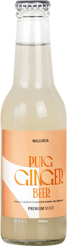 Kostenloser Versand | 24 Einheiten Box Softdrinks Puig Spanien Kleine Flasche 20 cl Ginger Beer
