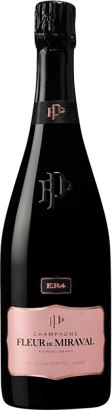 335,95 € 免费送货 | 桃红起泡酒 Château Miraval Fleur ER4 Rosé — 桃红葡萄酒, Exclusivo — 独家 A.O.C. Champagne
