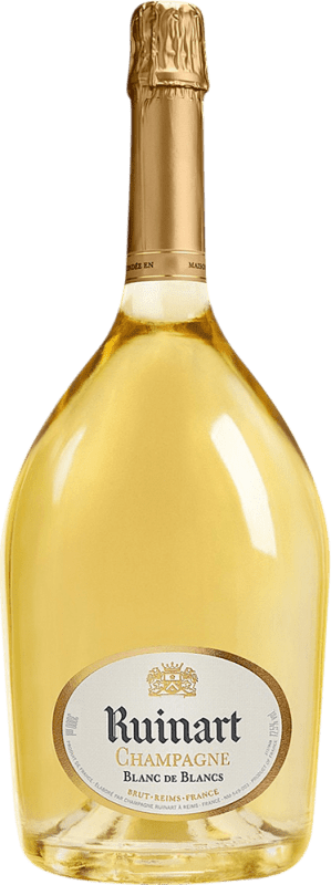 1 109,95 € 送料無料 | 白のスパークリングワイン Ruinart Blanc de Blancs A.O.C. Champagne ジェロボアム・ダブルマグナムボトル 3 L