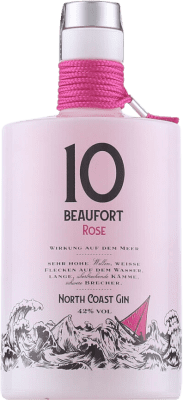 Бесплатная доставка | Джин 10 Beaufort North Coast Rosé — Розе Германия Средняя бутылка 50 cl