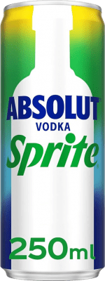 Kostenloser Versand | 12 Einheiten Box Mixer Absolut Sprite Zero Ohne Zucker Schweden Dose 25 cl