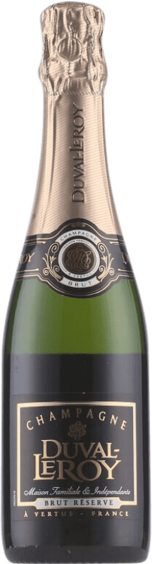 33,95 € | 白のスパークリングワイン Duval-Leroy Brut — ブリュット レセルバ A.O.C. Champagne シャンパン フランス ハーフボトル 37 cl