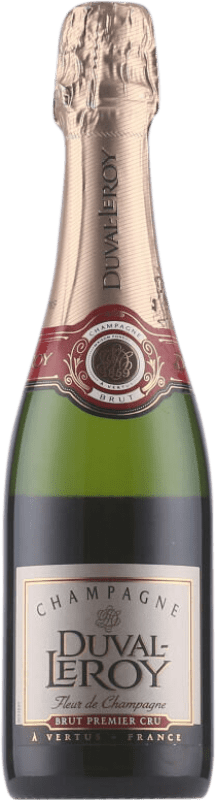 59,95 € Envio grátis | Espumante Branco Duval-Leroy Brut — Bruto 1er Premier Cru A.O.C. Champagne Meia Garrafa 37 cl