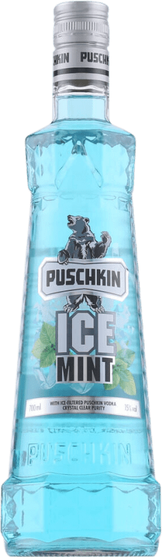 Free Shipping | Vodka Puschkin Germany 70 cl Icemint
