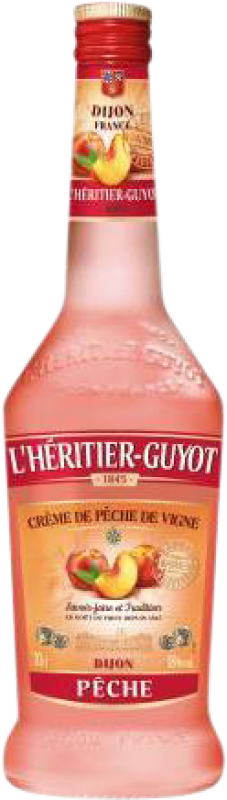 11,95 € | Crema de Licor L'Héritier-Guyot Francia 70 cl Pêche — Melocotón