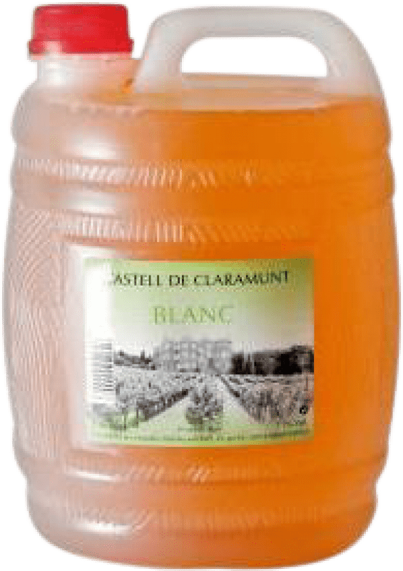 Spedizione Gratuita | Vino Bianco Castell de Claramunt Mesa Crespinell Spagna Tanica 2 L PET