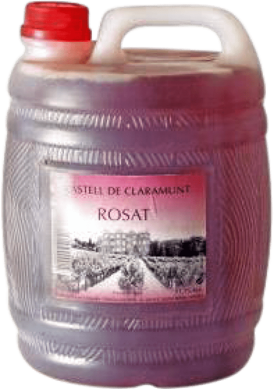 Envío gratis | Vino Rosado Castell de Claramunt España Garrafa 2 L PET