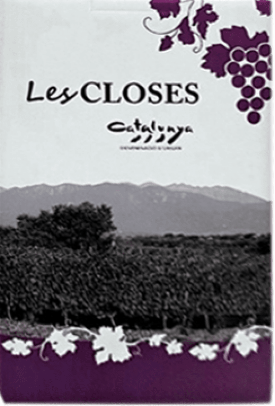 28,95 € Spedizione Gratuita | Vino Rosso Mas Llunes Les Closes D.O. Catalunya Bag in Box 5 L