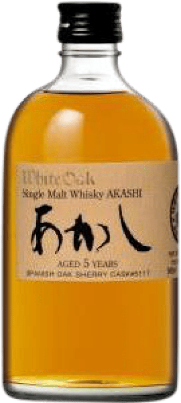 119,95 € 免费送货 | 单一麦芽威士忌 White Oak Akashi 5 岁 中瓶装 50 cl
