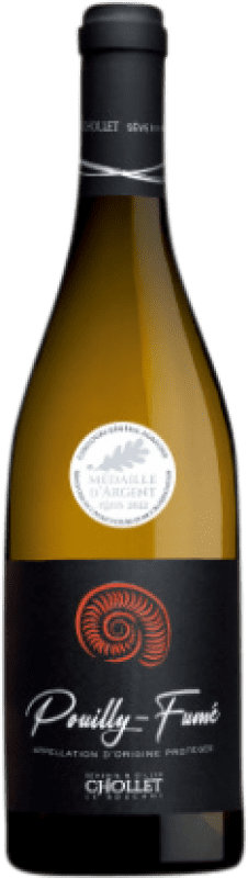 Envoi gratuit | Vin Blanc Domaine Gilles Chollet A.O.C. Pouilly-Fumé Loire France Sauvignon 75 cl